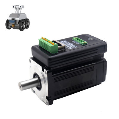 48V 400W 3000rpm Robot Servo Motor Robot Otomasyon Kontrolü İçin Entegre Servo Sürücü