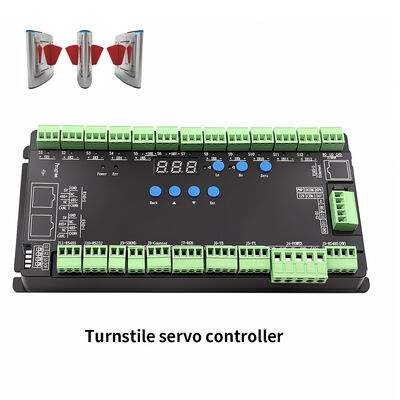 DC20 ~ 30V Döner Servo Kontrolörü RS232, RS485, CAN, Modbus İletişimini -25 ~ 55 °C sağlar, Hız Kapıları, Kanat Kapıları ve Swing Kapıları için Uygun